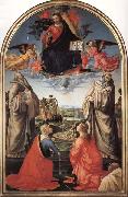 Domenicho Ghirlandaio Christus in der Gloriole mit den Heiligen Bendikt,Romuald,Attinea und Grecinana USA oil painting artist